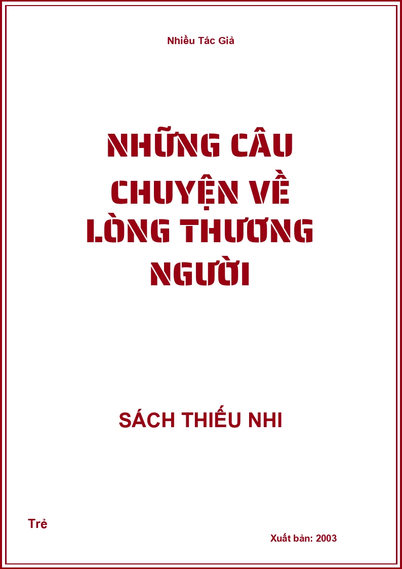 Những câu chuyện về Lòng thương người