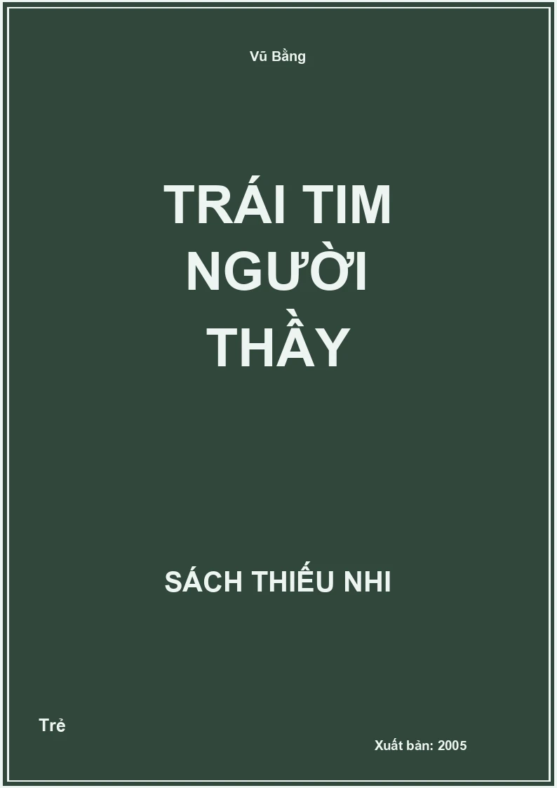 Trái tim người Thầy