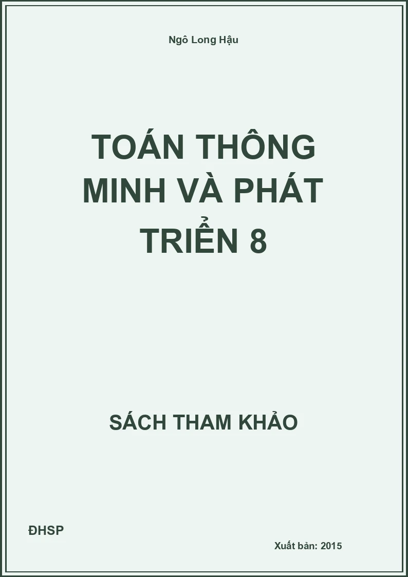 Toán thông minh và phát triển 8