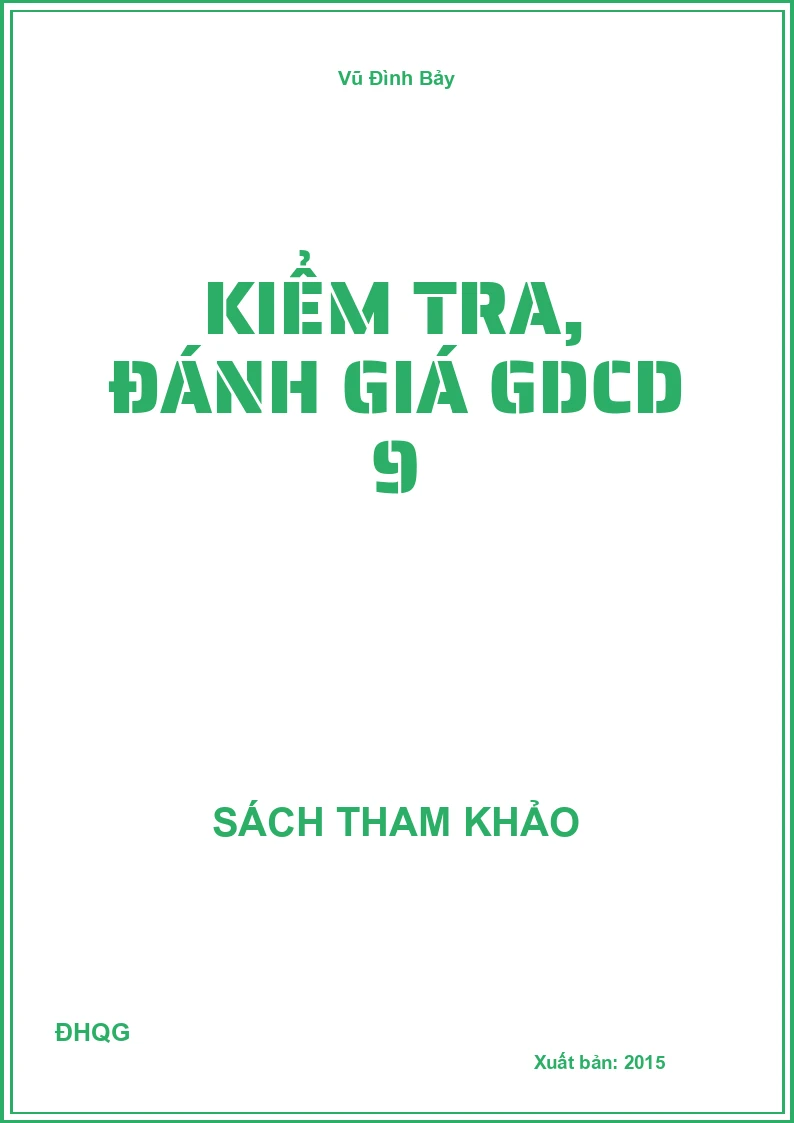 Kiểm tra, đánh giá GDCD 9