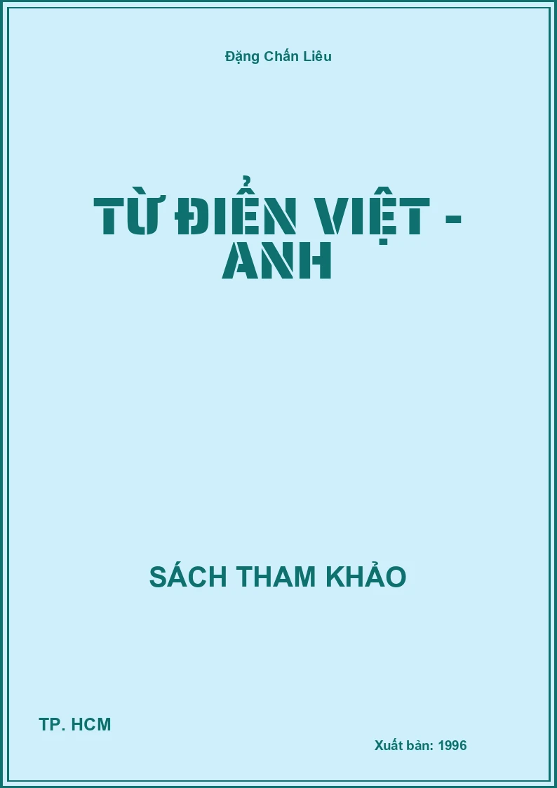 Từ điển Việt - Anh