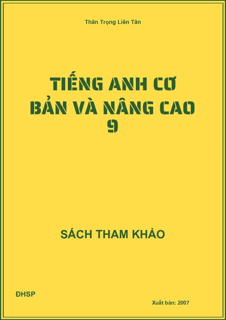 Tiếng Anh cơ bản và nâng cao 9