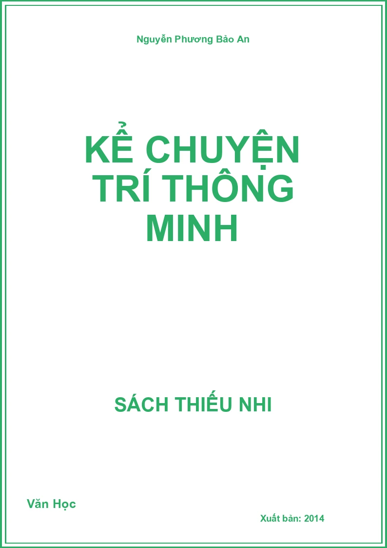 Kể chuyện trí thông minh