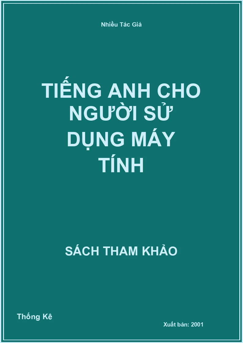Tiếng Anh cho người sử dụng máy tính
