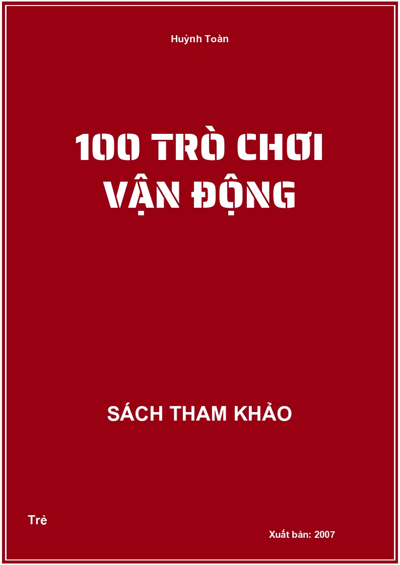 100 trò chơi vận động