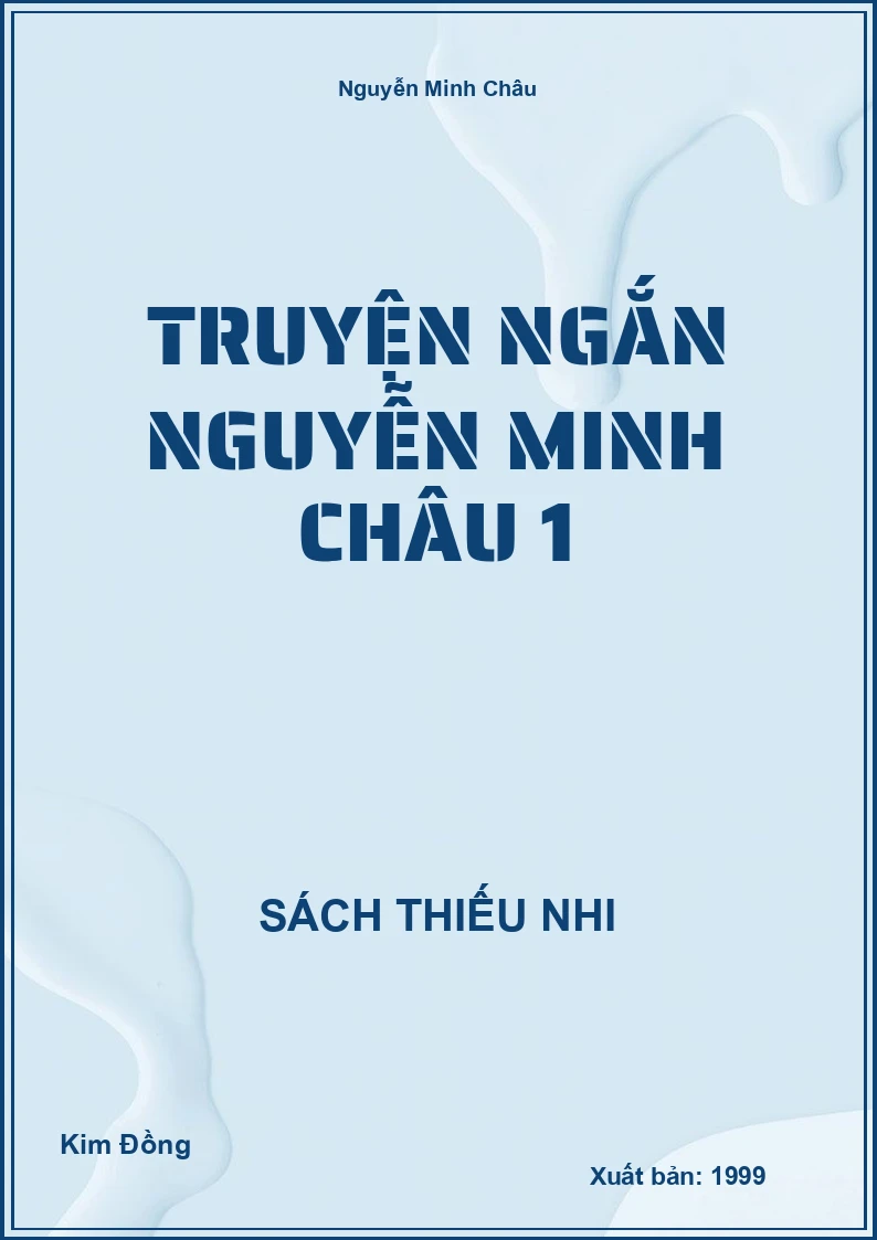 Truyện ngắn Nguyễn Minh Châu 1