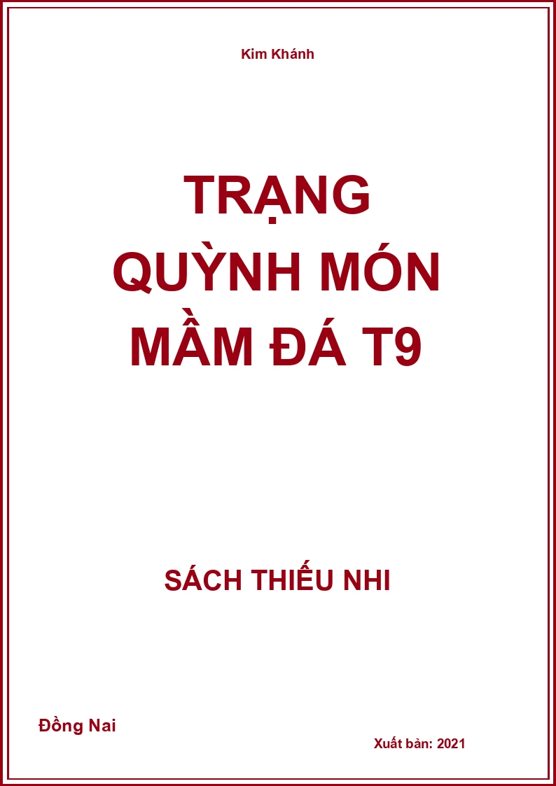Trạng Quỳnh món mầm đá T9
