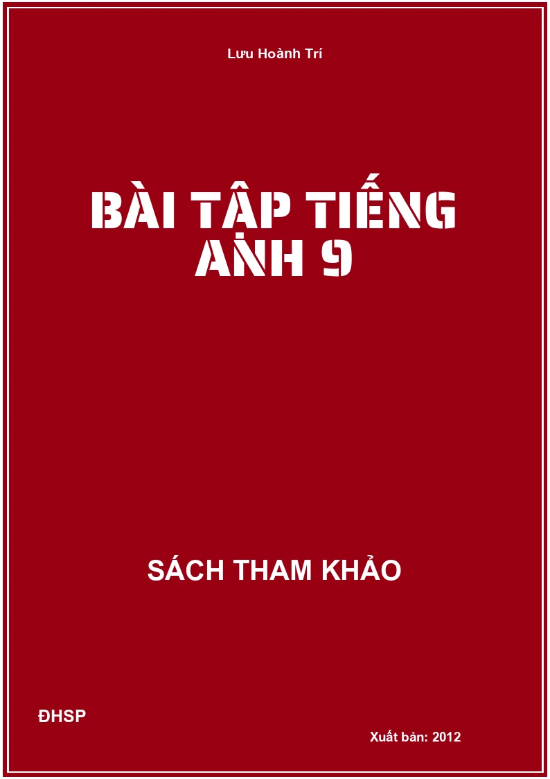 Bài tập Tiếng Anh 9