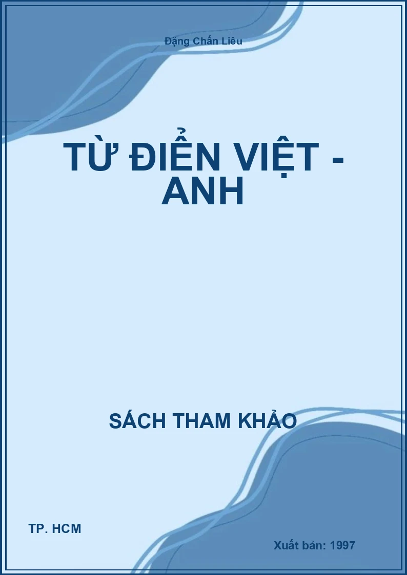 Từ điển Việt - Anh