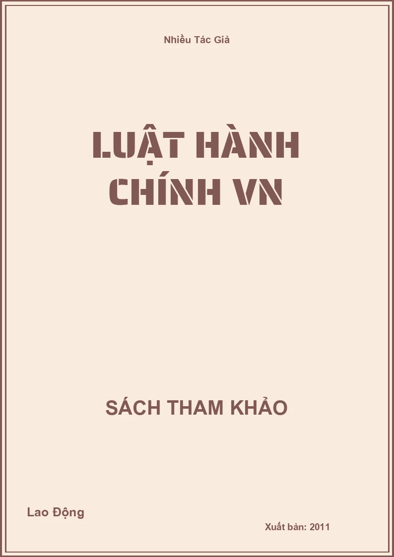Luật hành chính VN