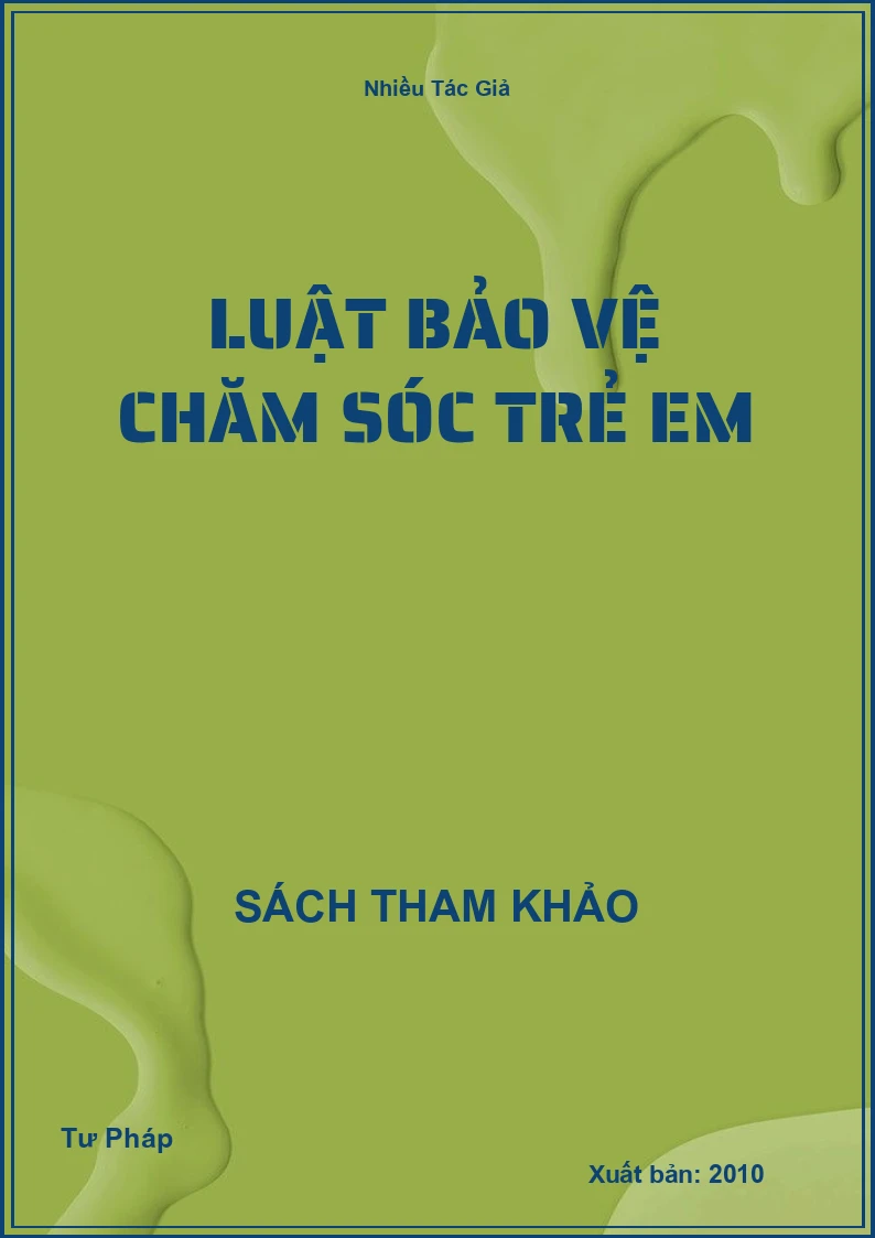 Luật bảo vệ chăm sóc trẻ em