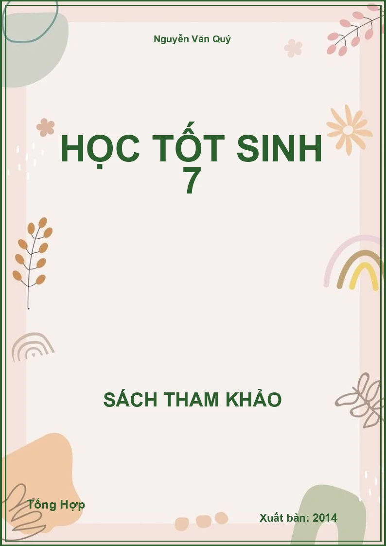 Học tốt sinh 7