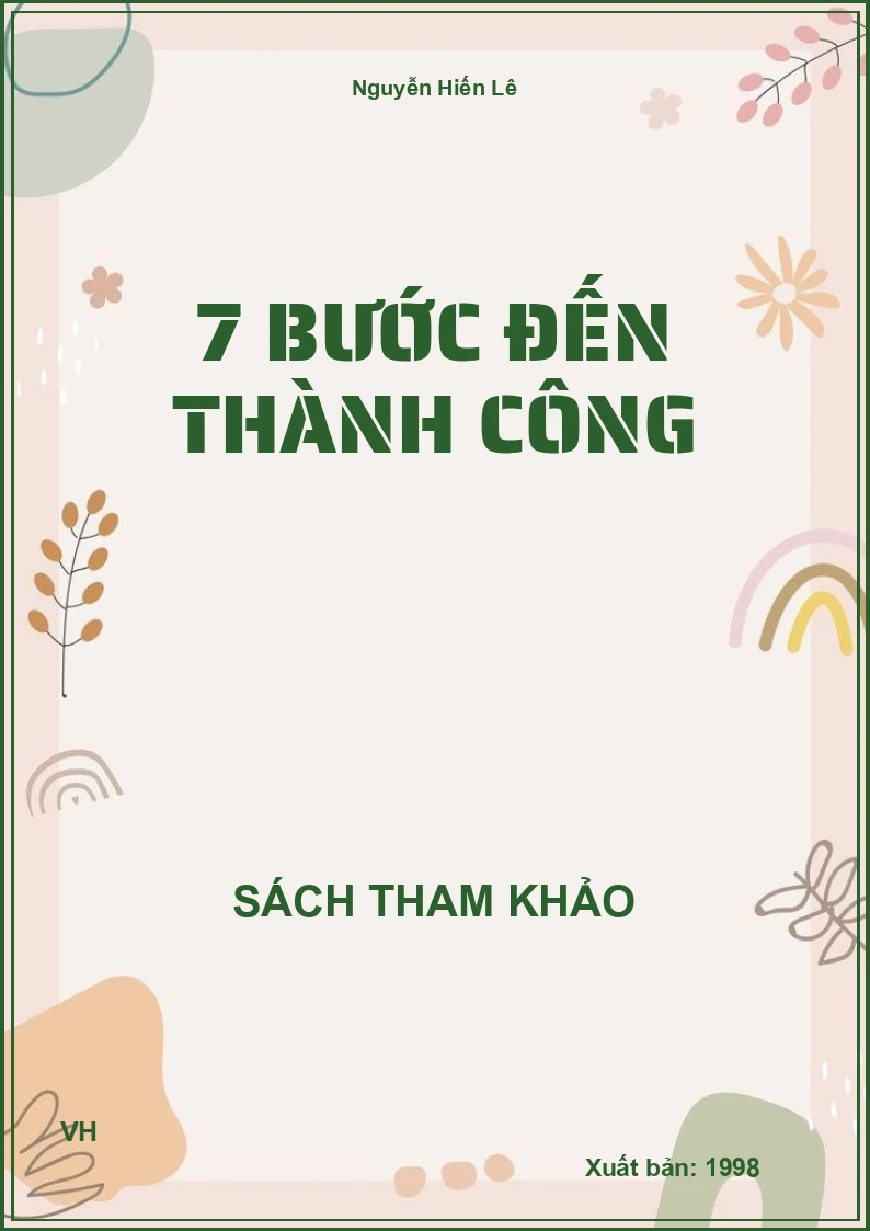 7 bước đến thành công