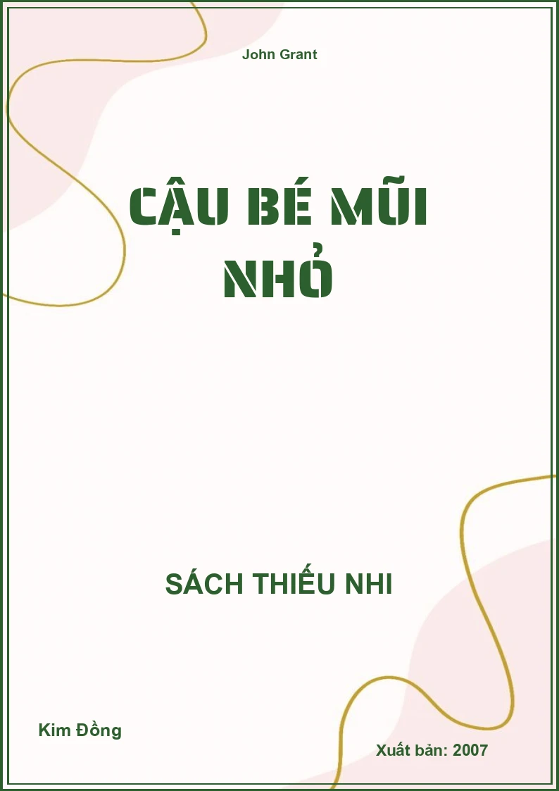 Cậu bé Mũi Nhỏ
