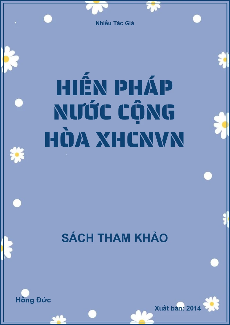 Hiến pháp nước Cộng Hòa XHCNVN