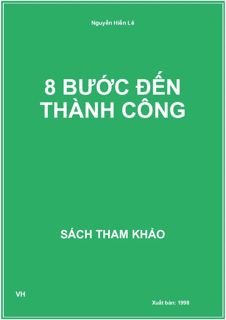 8 bước đến thành công