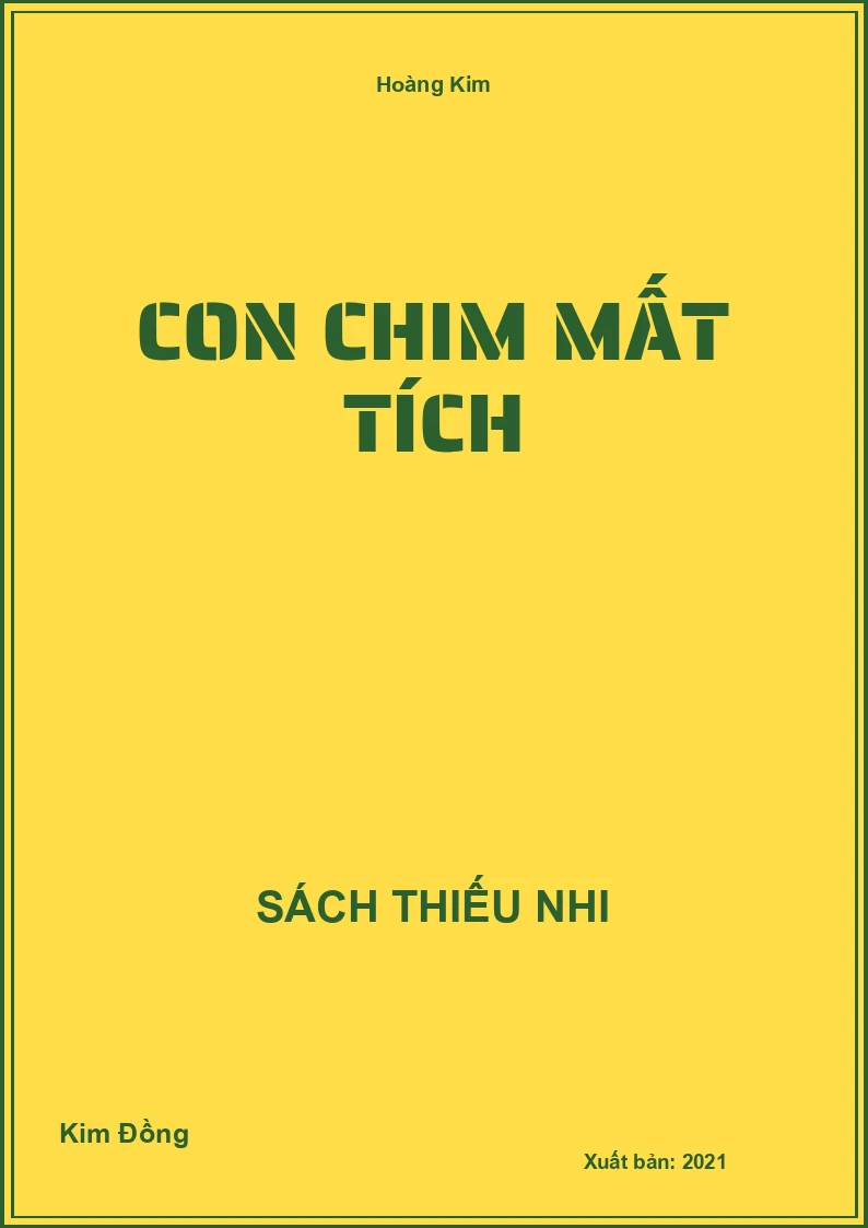 Con chim mất tích