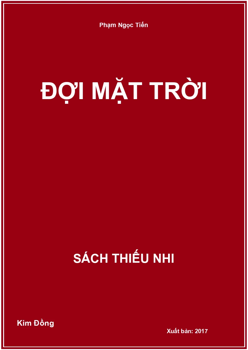 Đợi mặt trời