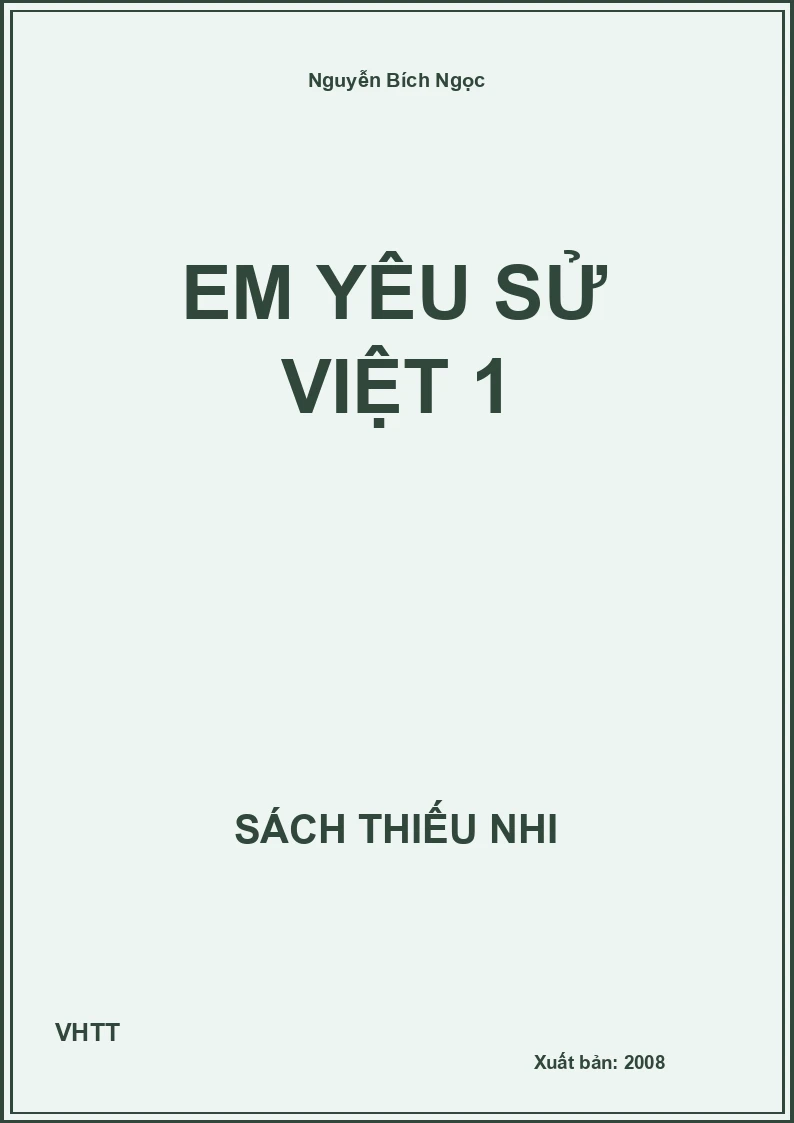 Em yêu sử Việt 1