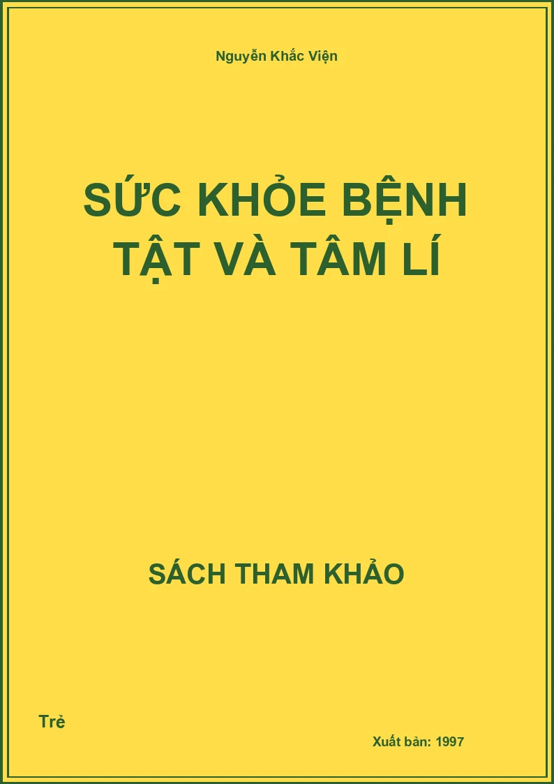 Sức khỏe bệnh tật và tâm lí