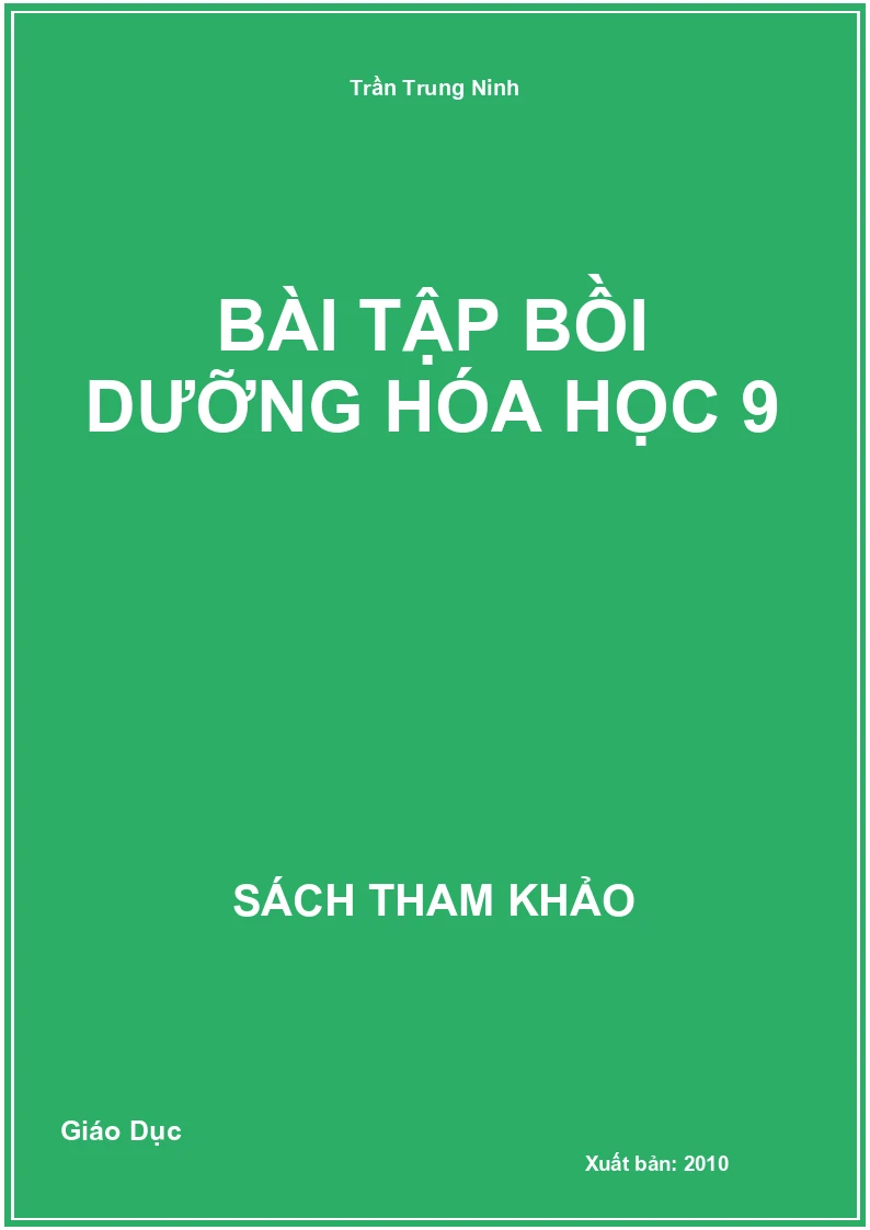 Bài tập bồi dưỡng hóa học 9