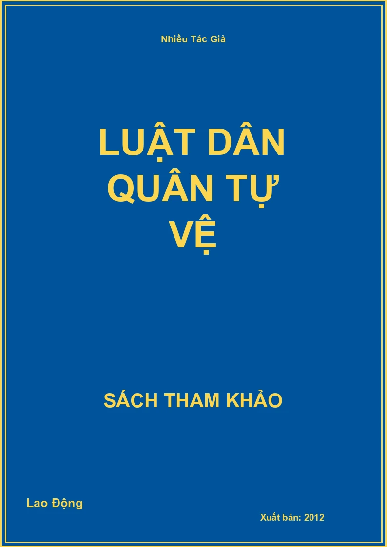 Luật dân quân tự vệ
