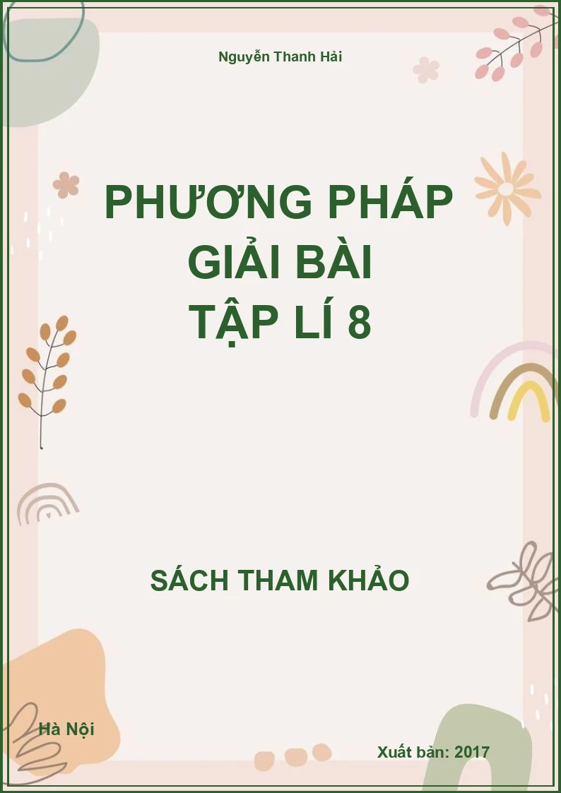 Phương pháp giải bài tập lí 8