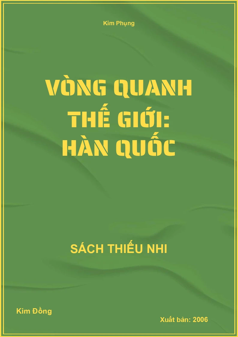 Vòng quanh thế giới: Hàn Quốc