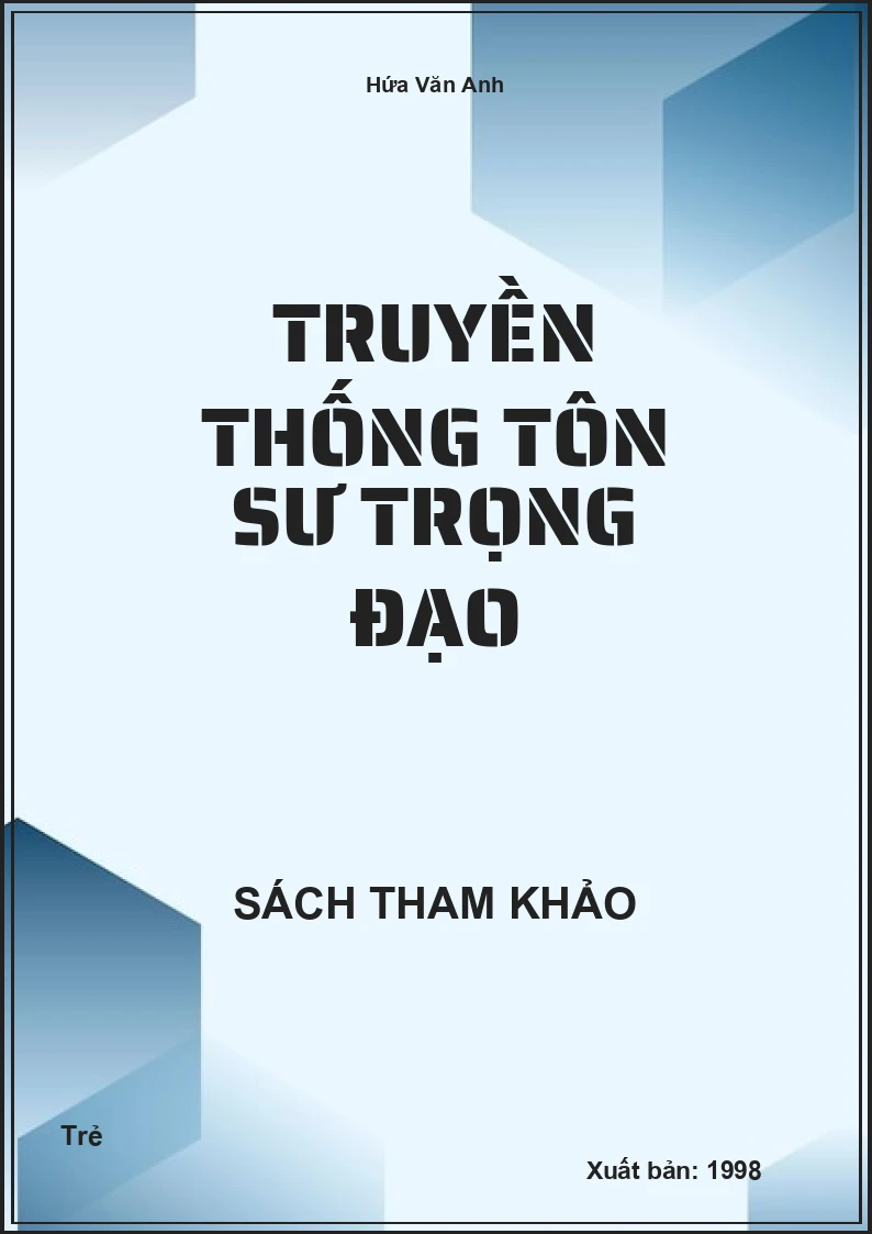 Truyền thống tôn sư trọng đạo