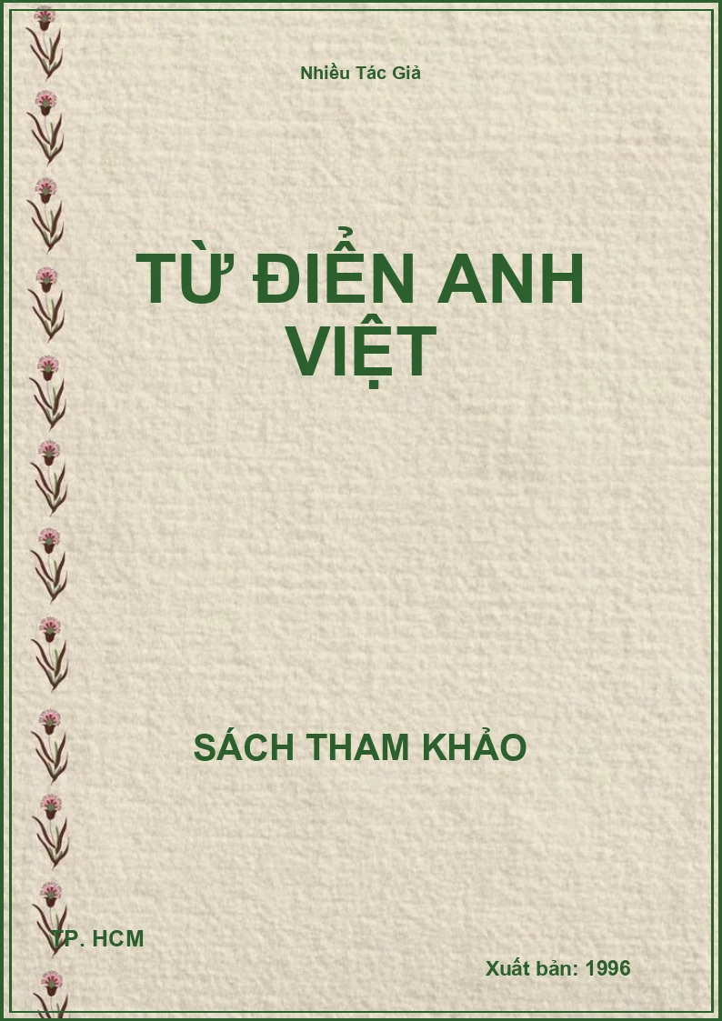 Từ điển Anh Việt