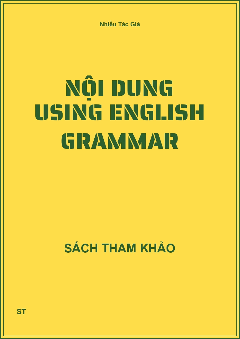 Nội dung using english grammar