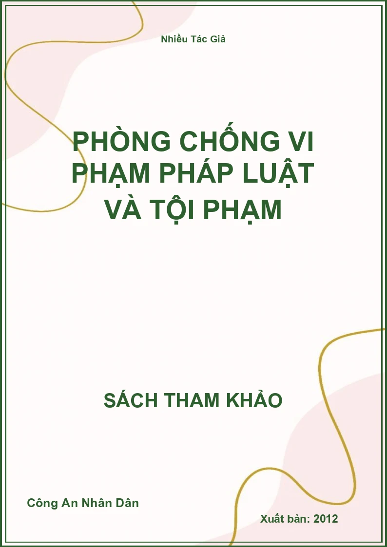 Phòng chống vi phạm pháp luật và tội phạm
