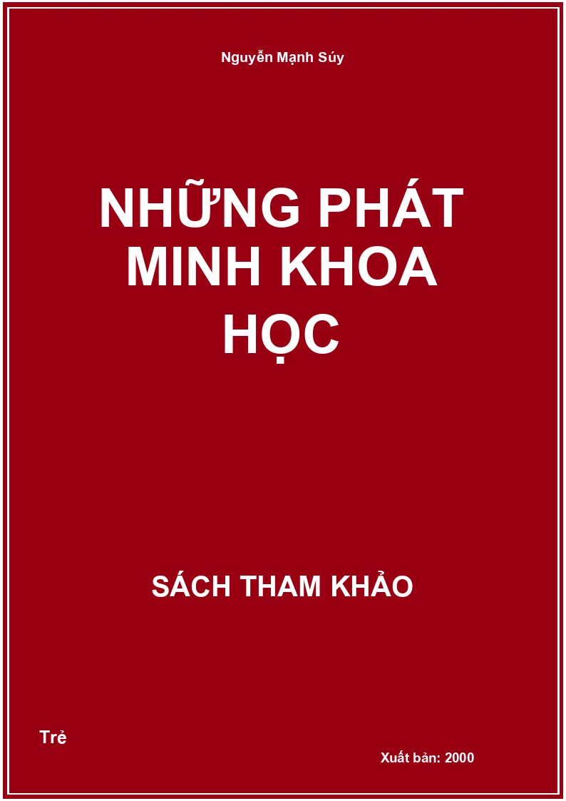 Những phát minh khoa học