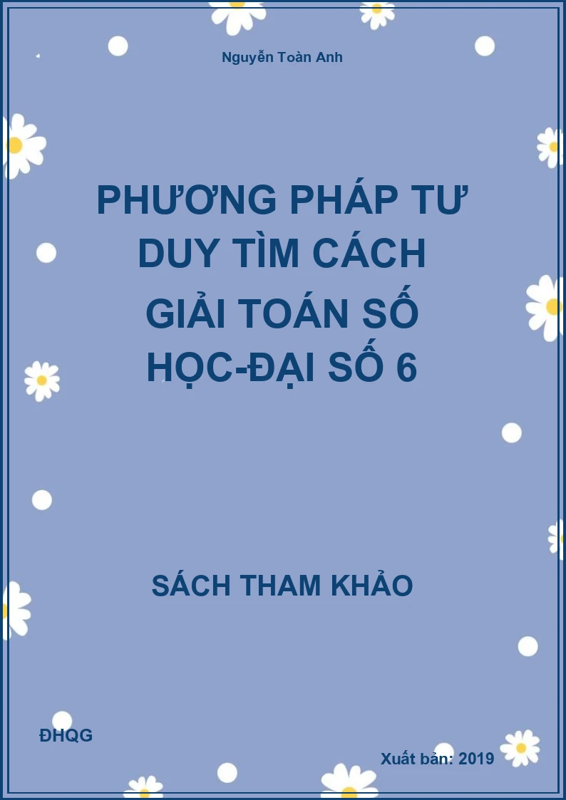Phương pháp tư duy tìm cách giải Toán số học-đại số 6