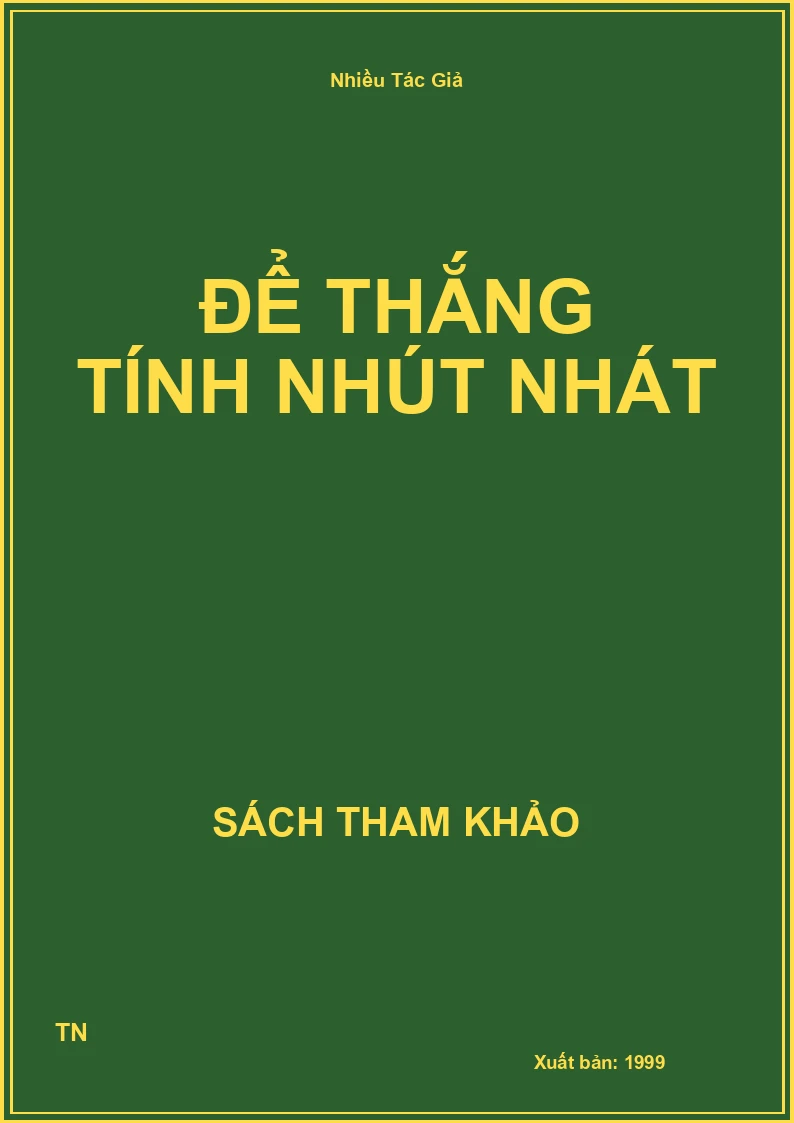 Để thắng tính nhút nhát