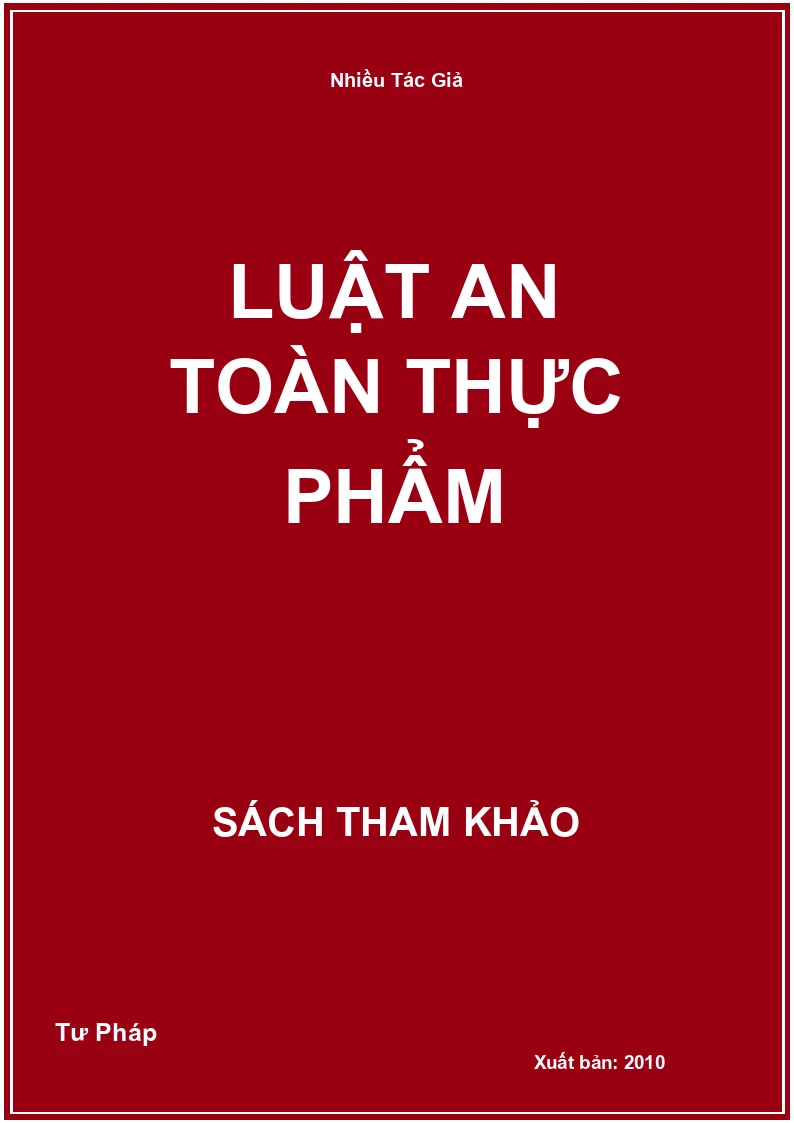 Luật an toàn thực phẩm