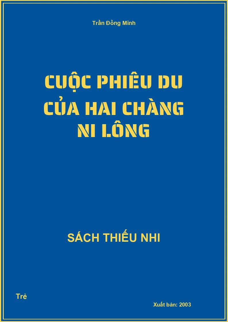 Cuộc phiêu du của hai chàng ni lông