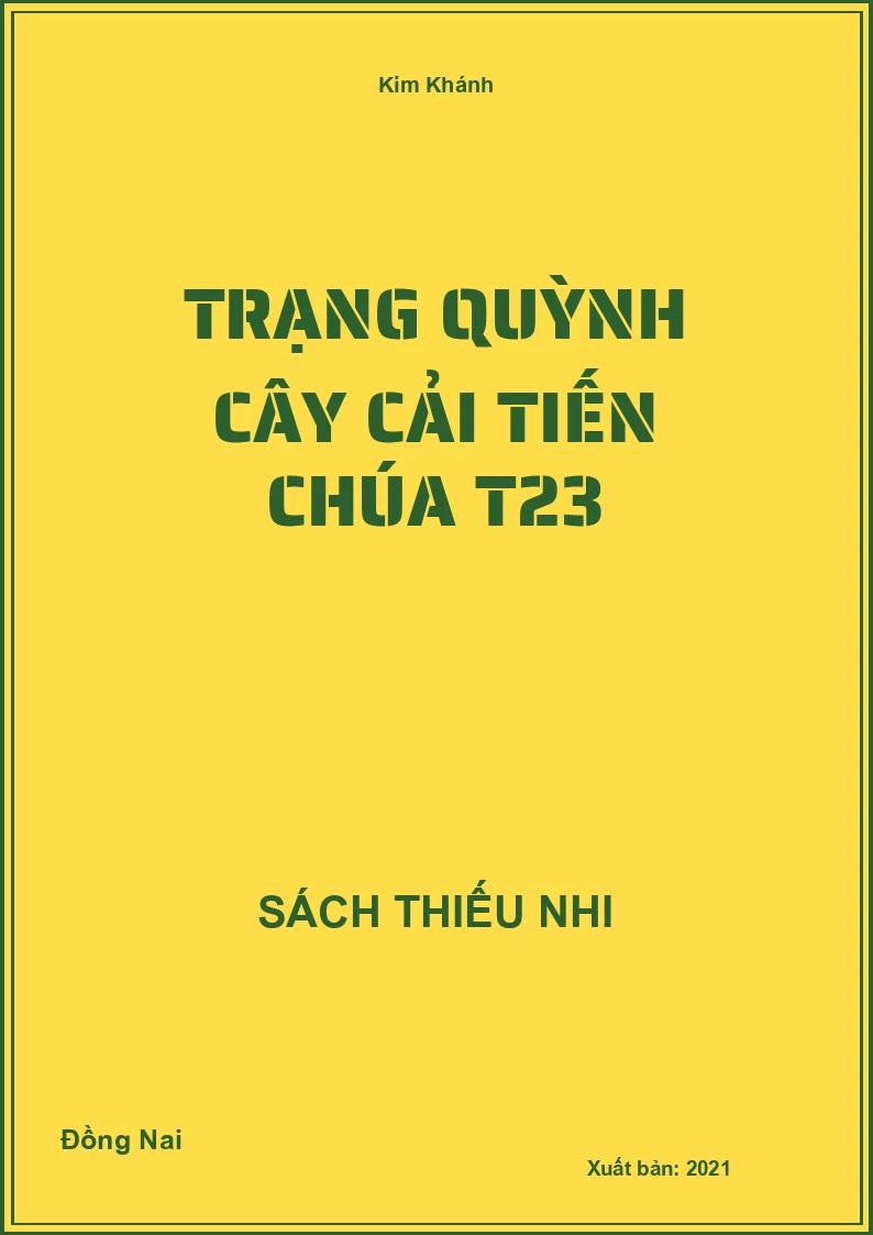Trạng Quỳnh cây cải tiến chúa T23