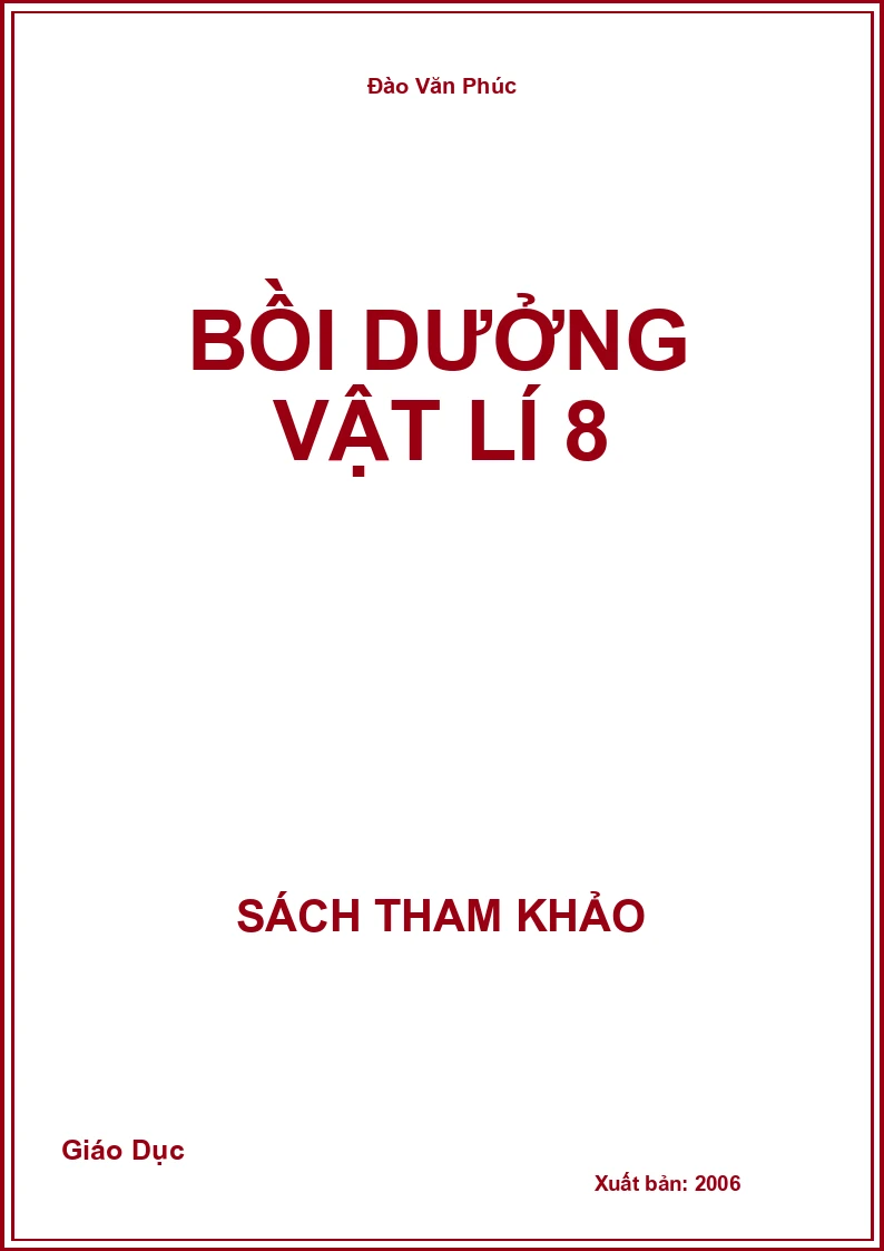 Bồi dưởng Vật lí 8