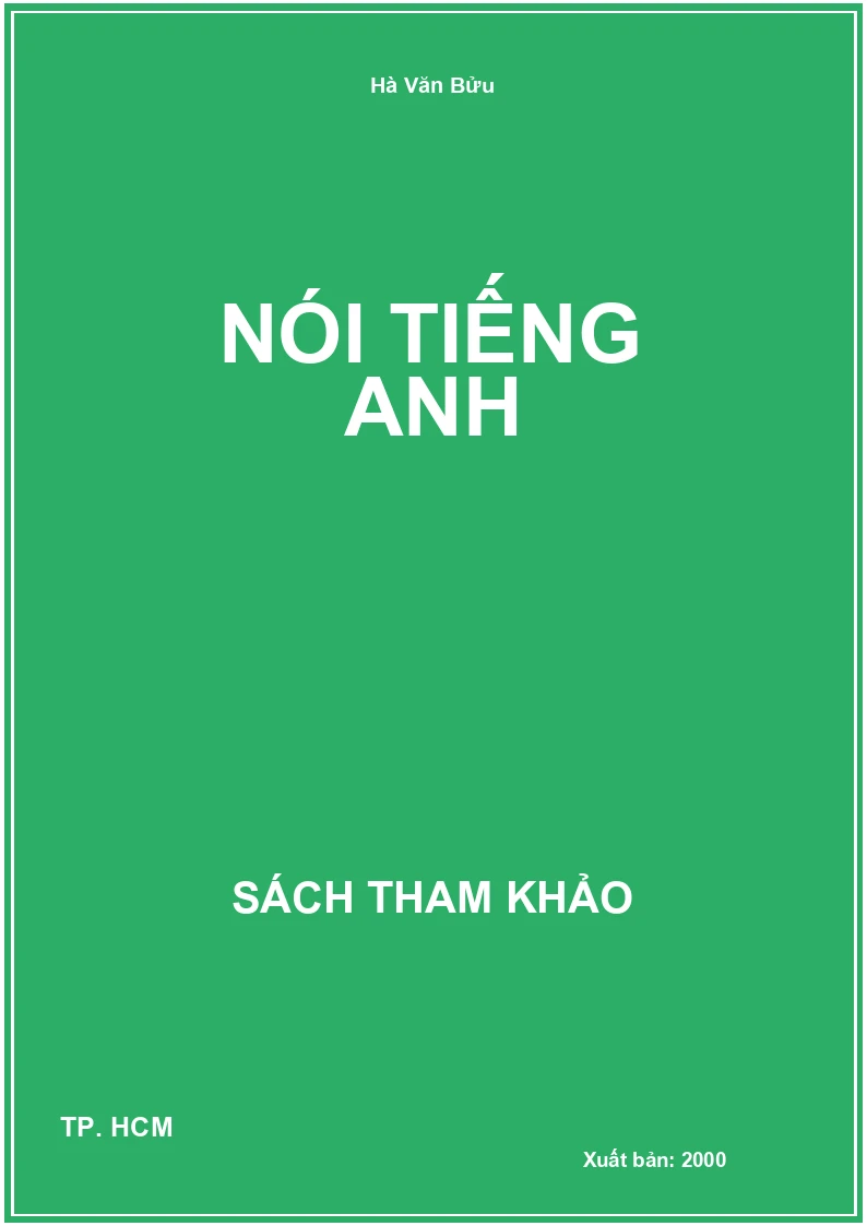 Nói Tiếng Anh