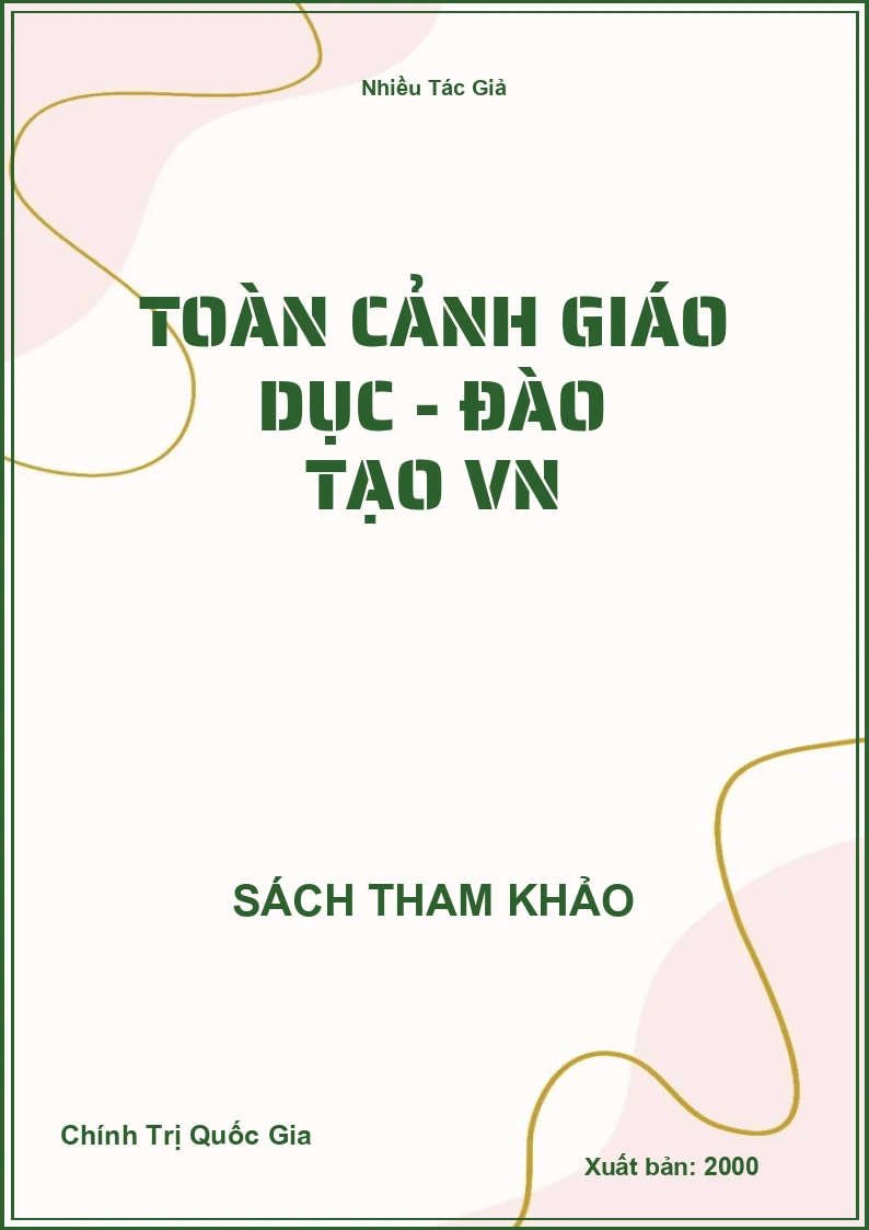 Toàn cảnh Giáo Dục - Đào Tạo VN
