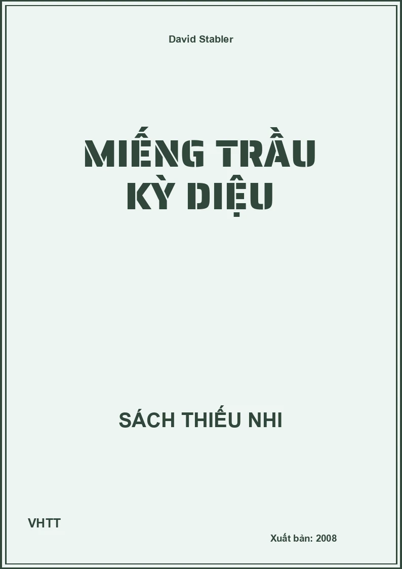Miếng trầu kỳ diệu