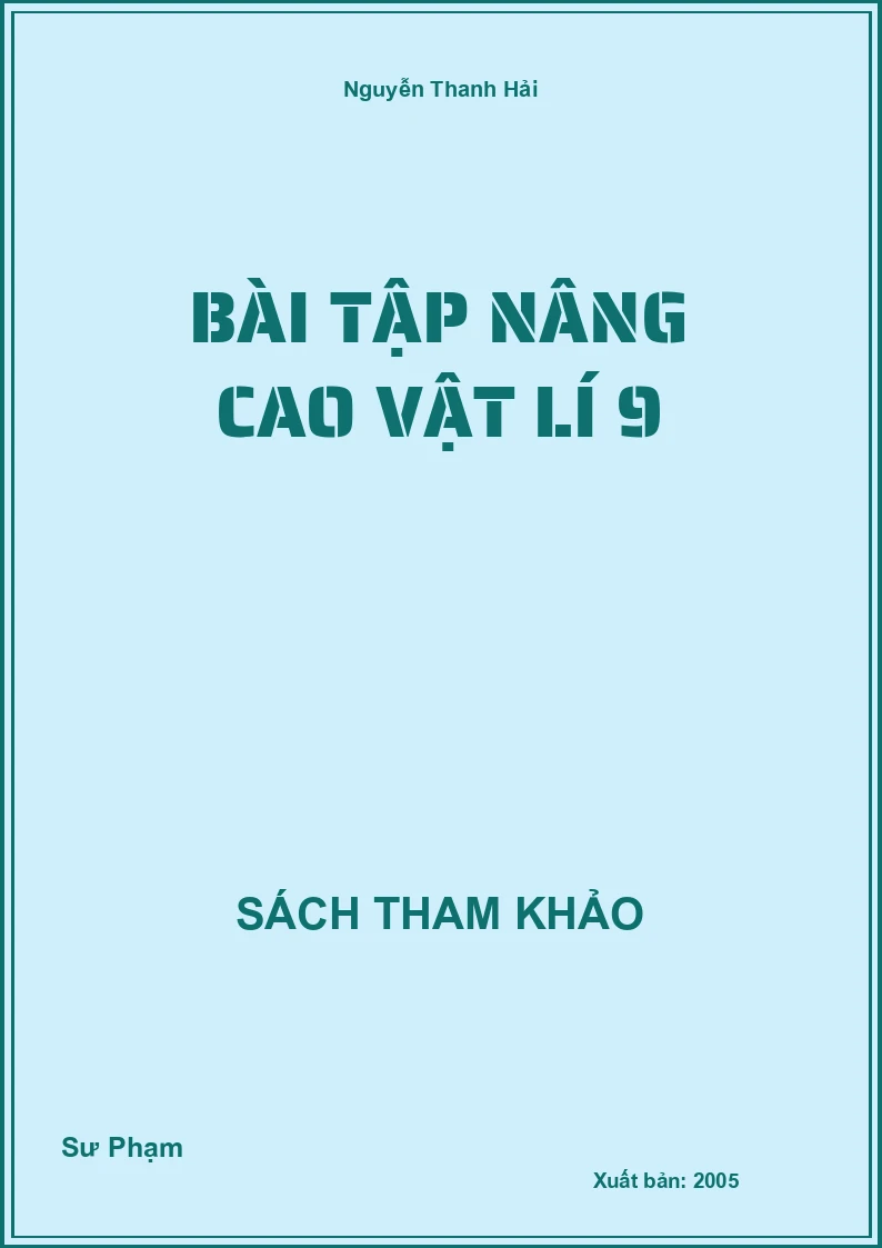 Bài tập nâng cao Vật lí 9