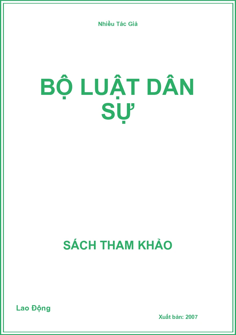 Bộ luật dân sự