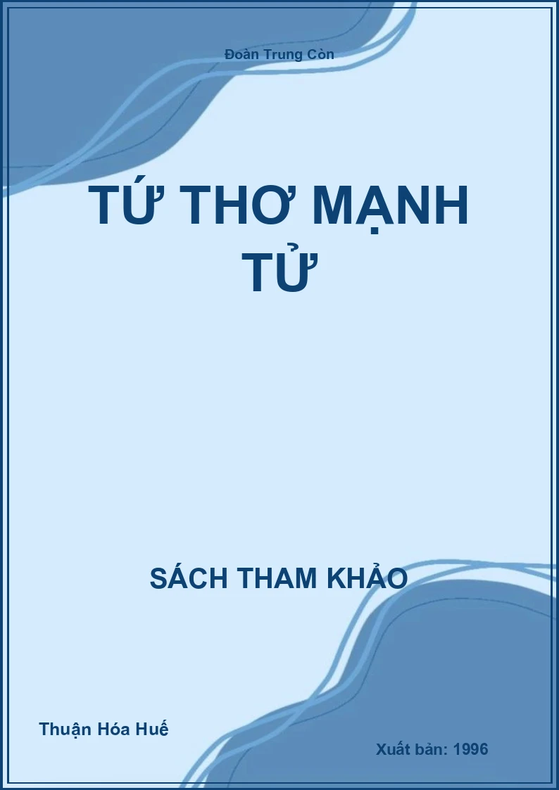 Tứ thơ Mạnh Tử