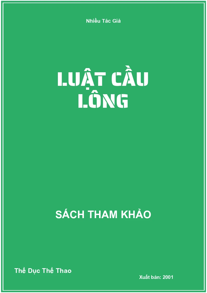 Luật cầu lông
