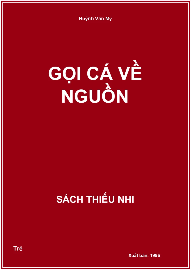 Gọi cá về nguồn