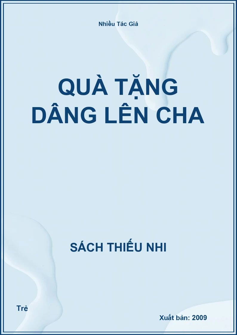 Quà tặng dâng lên cha