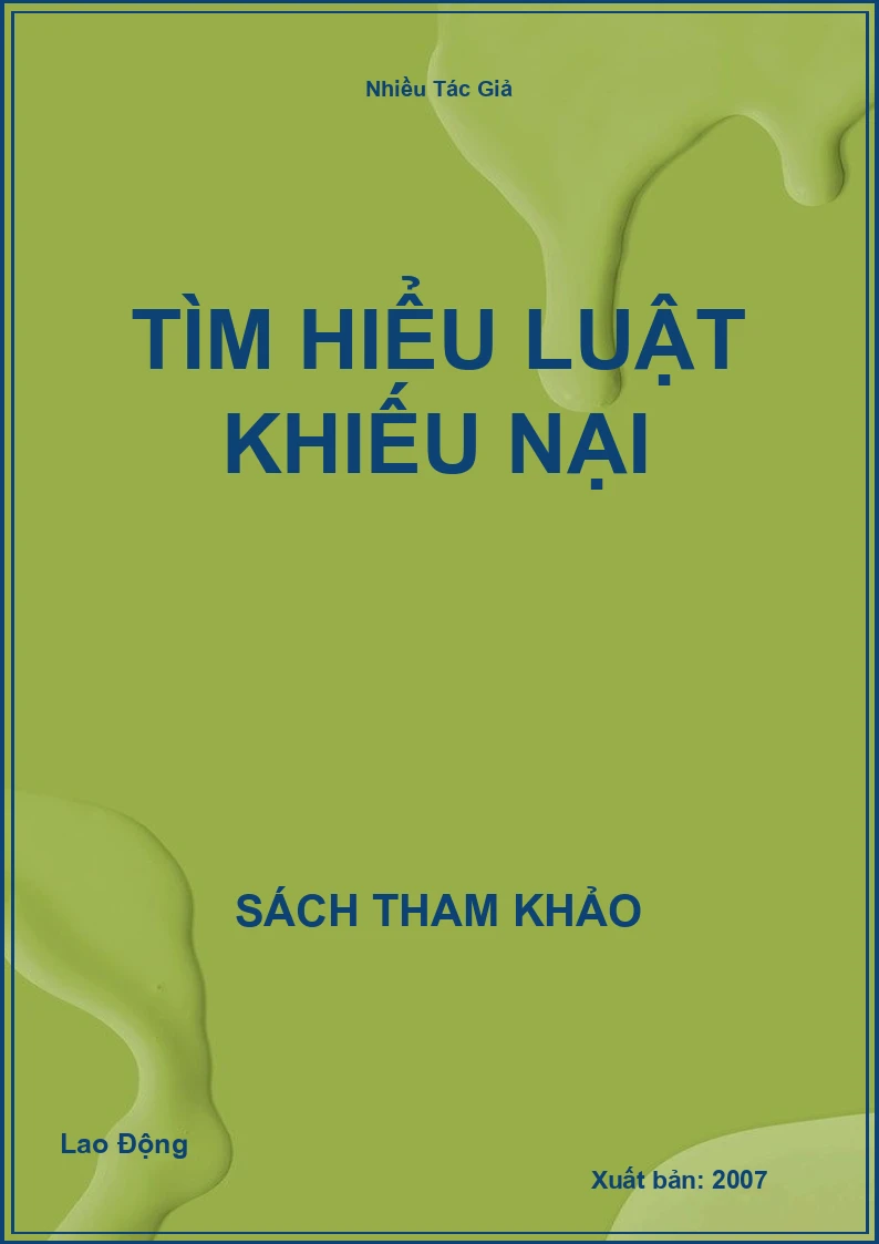 Tìm hiểu luật khiếu nại