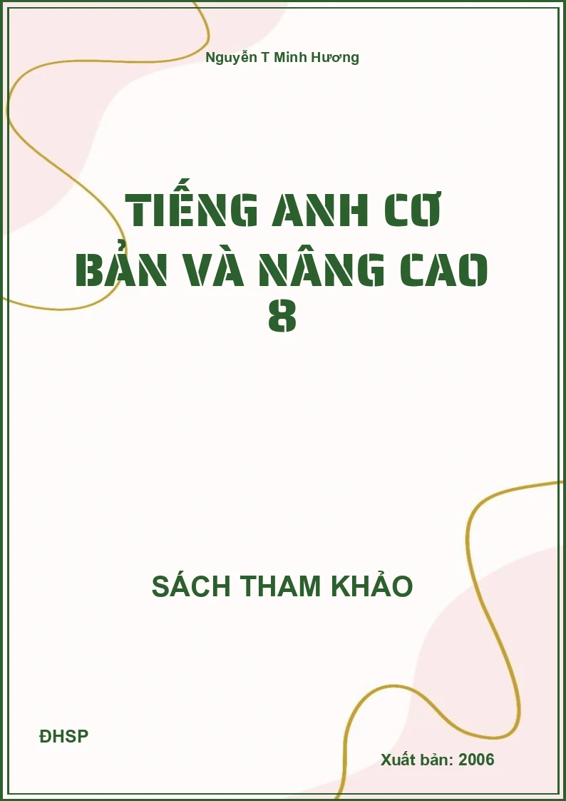 Tiếng Anh cơ bản và nâng cao 8